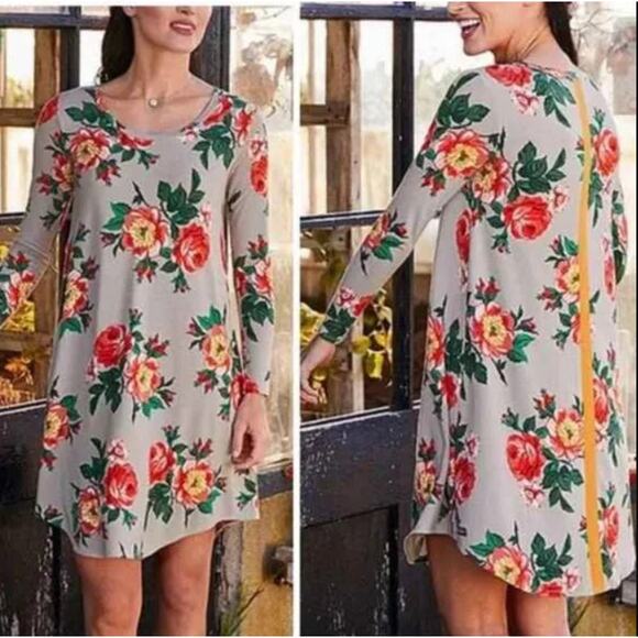 NWT Matilda Jane Say I'm a Dreamer Boho Floral Dress Women Size XL Multi Stretch - Picture 1 of 6